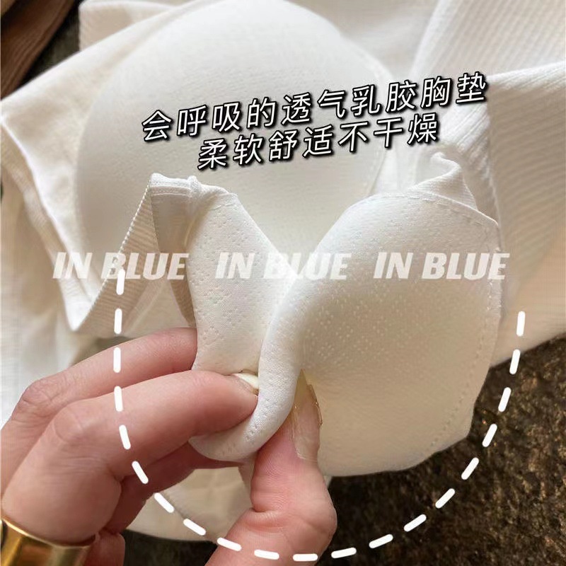 Áo Lót Tích Hợp Đệm Ngực Màu Trơn Lưng Đẹp Dành Cho Nữ