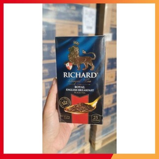 Harvard royal teabags - trà hoàng gia anh, hộp 25 túi lọc-trà đen hảo hạng hộp 50gr