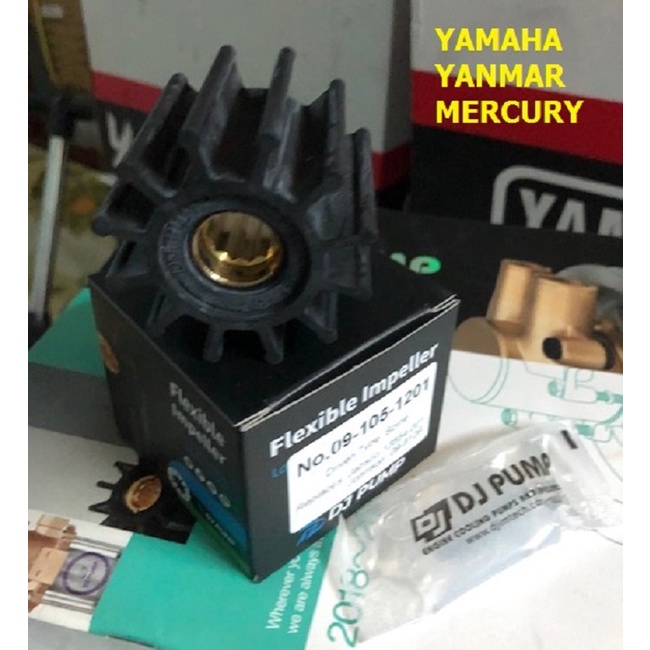 Cánh bơm DJ Hàn Quốc làm mát máy YAMAHA ME370, ME420, SX370, 6TA-12457-00, VOLVO, YANMAR
