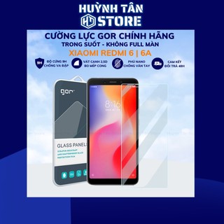 Kính cường lực redmi 6 rm 6a trong suốt KHÔNG FULL MÀN chống bám vân tay chính hãng Gor phụ kiện huỳnh tân store