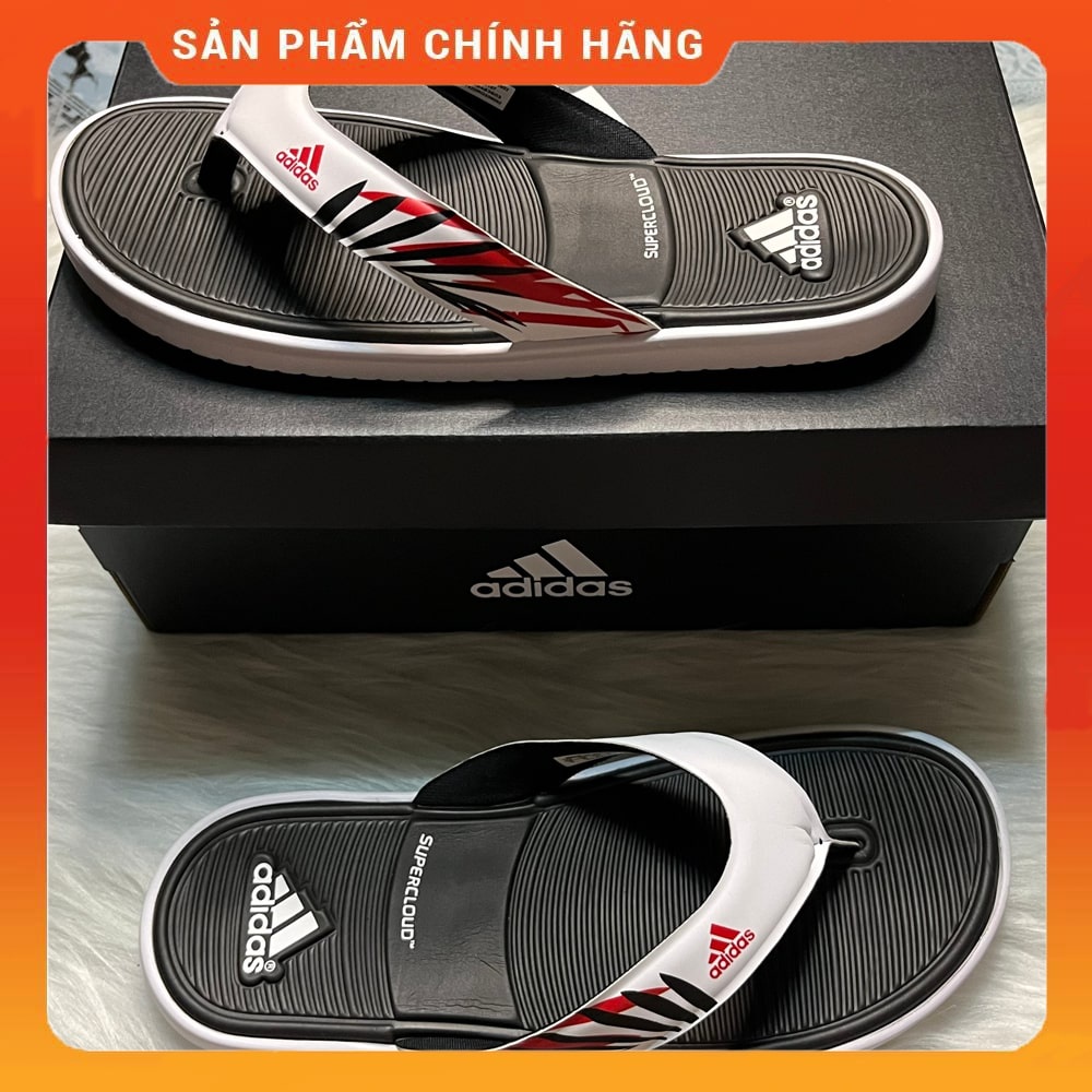 Dép Kẹp Adidas cao cấp SuperCloud Basic - Đế, quai chính hãng chống trơn trượt, siêu bền. FREESHIP