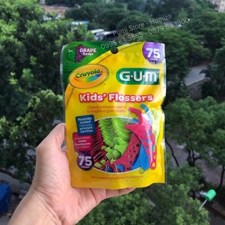 Tăm chỉ nha khoa trẻ em Gum Crayola Kids Flossers