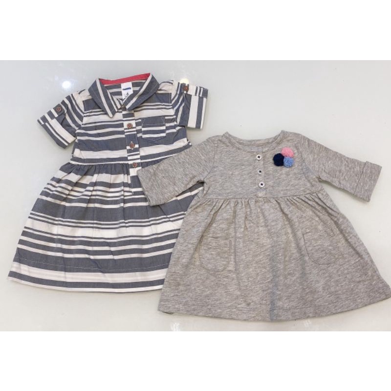 Đầm bé gái hàng xuất sơ sinh đến 12 tháng