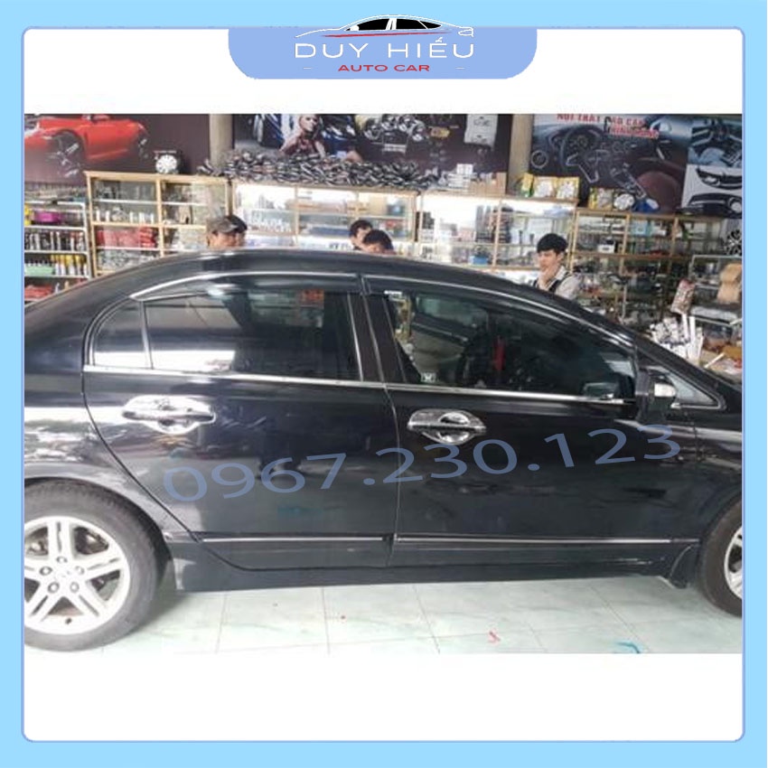 Nẹp chân kính Honda Civic 2008