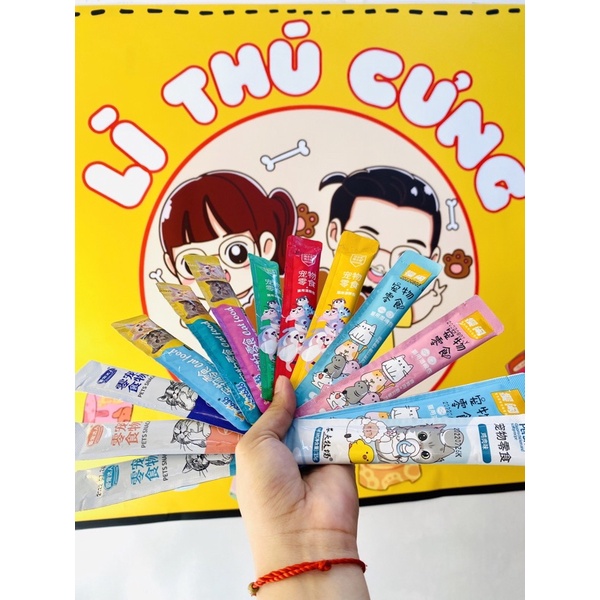 Súp Thưởng Mèo Đủ Loại - Lì Thú Cưng