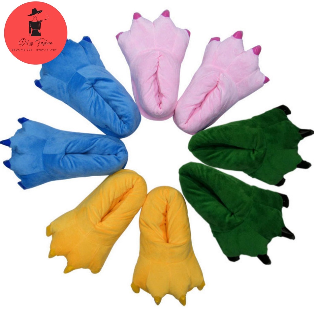 Bộ đồ khủng long liền thân cho bé và người lớn DILYSFASHION BDT02, quần áo khủng long cosplay hoạt hình nhiều màu sắc