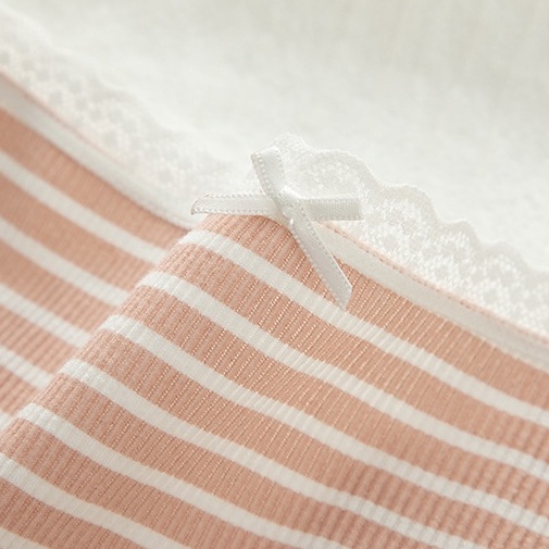 Quần Lót Nữ Cotton Cao Cấp, Quần Lót Nữ Gấu Sọc Ngang ZANA BRA L167