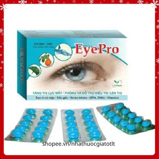 Viên uống bổ mắt hỗ trợ thị lực eyepro hộp 30 viên