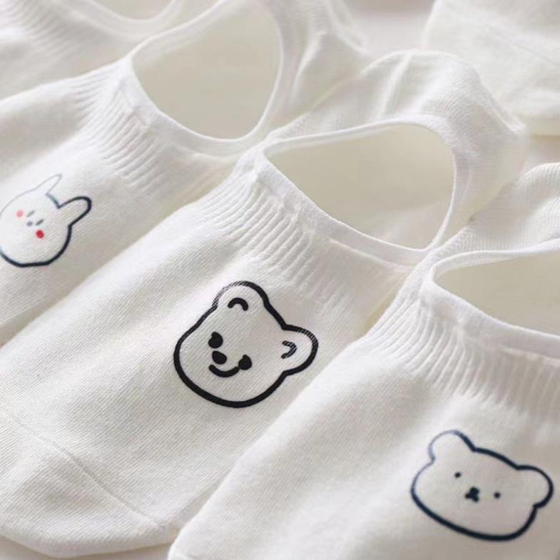 Tất hài nữ silicon chống tuột Softie , vớ nữ hình ngộ nghĩnh co giãn bốn chiều thoáng khí