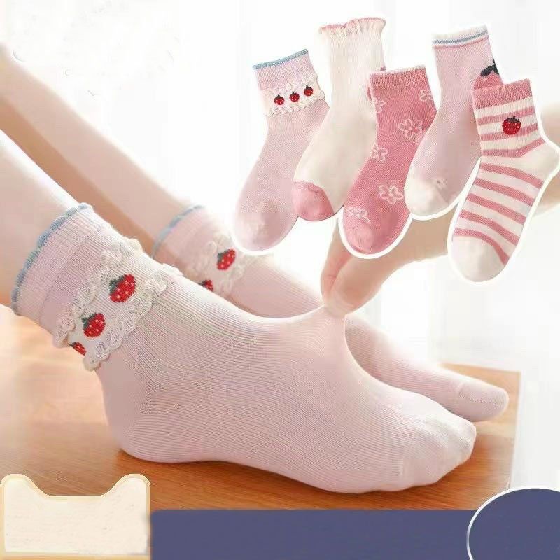 Set 5 đôi tất cho bé trai bé gái loại dày vừa