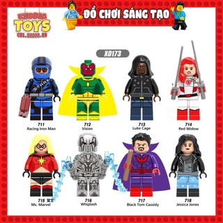 Xếp hình Minifigure Nhân vật siêu anh hùng Marvel và DC Comics - Đồ Chơi Lắp Ghép Sáng Tạo - XINH X0173