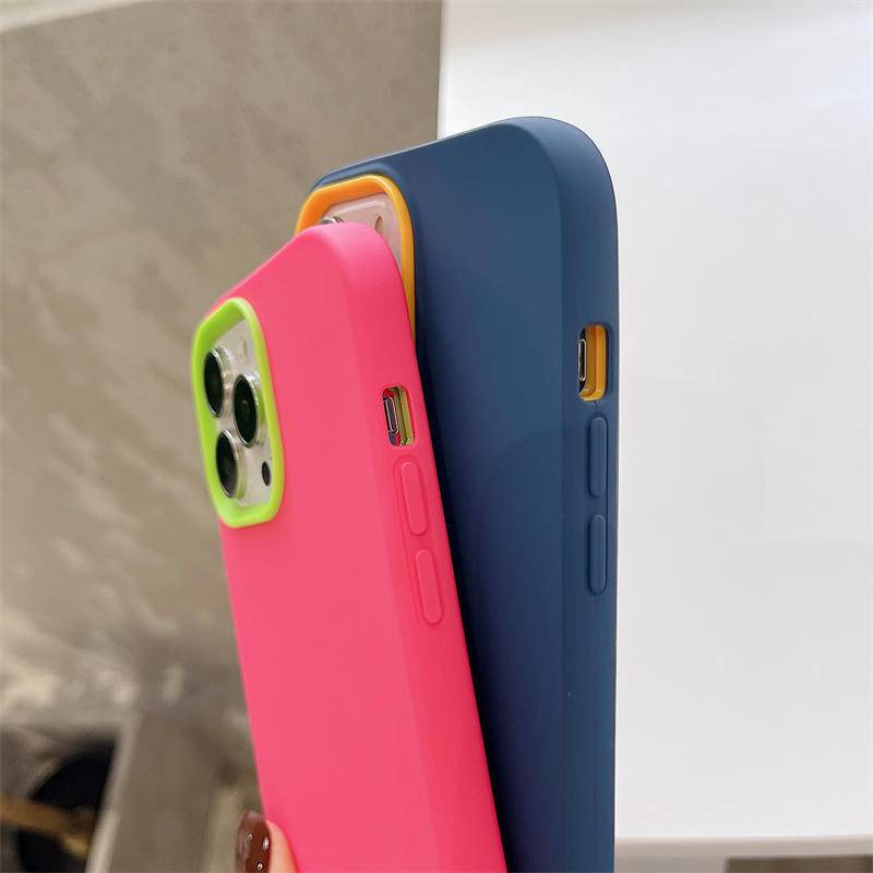 Ốp Điện Thoại Silicon Màu Kẹo 3 Trong 1 Cho iPhone 11 Pro MAX X XS MAX XR 7 8 6 6S Plus SE 2022 2020