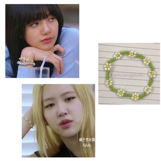 Vòng tay hoa cúc cheap moment lisa rosé blackpink siu cuti hot trend