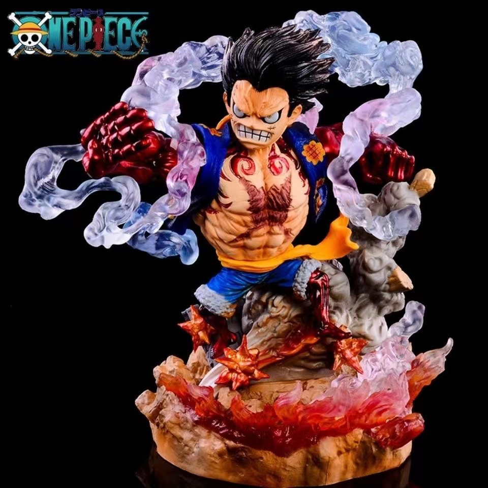 One Piece Figure Monkey·D·Luffy Shanks Borsalino Sakazuki G5 GK Scenes Q Ver. PVC Action Figurine Toy