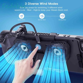Cooling Fan with Bracket Game Console Dock Cooler for Steam Deck/Switch/OLED