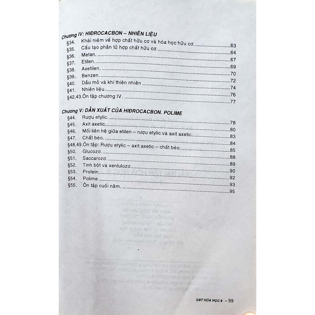 Sách - Giải bài tập hóa học lớp 9 - Hồ Văn Thật