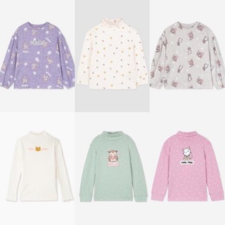 Set 3 áo cổ lọ cotton len bé gái, bé trai gj a112