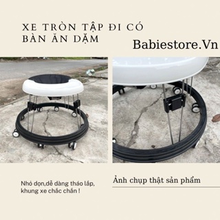 Xe tròn tập đi cho bé .kèm bàn ăn dặm gấp gọn cho bé