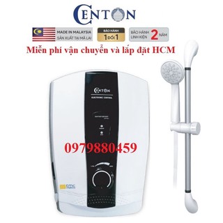 Máy Nước Nóng Trực Tiếp có Bơm CENTON 8338EP, nhập khẩu Malaysia