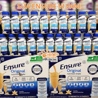 Sữa nước ensure - mỹ 237ml