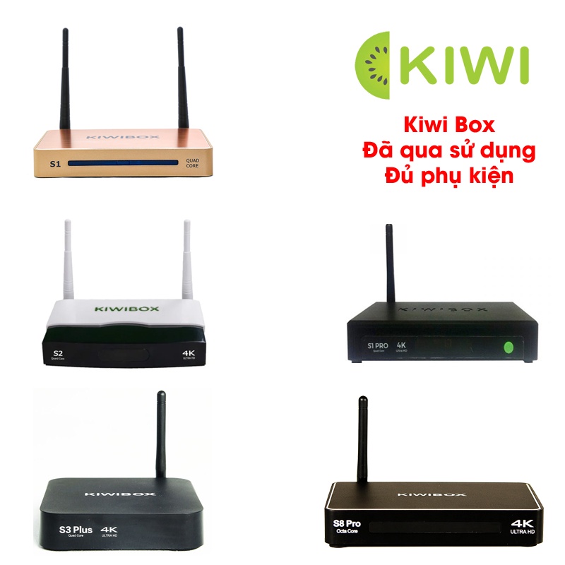 Android TV KiwiBox đã qua sử dụng, đầy đủ phụ kiện