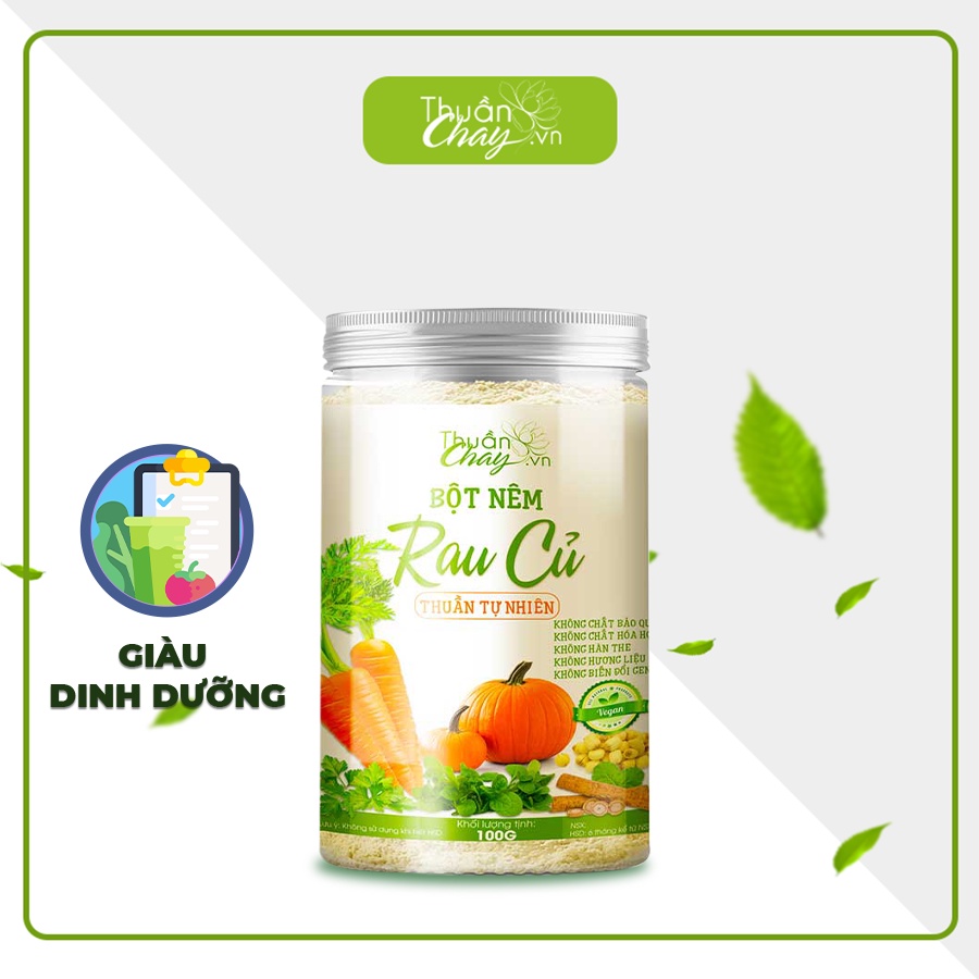 Hạt Nêm Chay Rau Củ Thuần Chay Không MSG - 500G