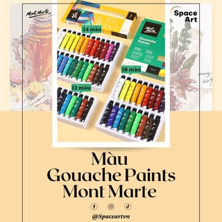 Màu Gouache Paints Set 12ml Mont Marte