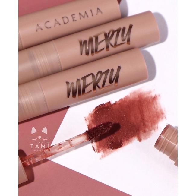 Son Kem Lì Merzy Academia Mellow Tint / Son Thỏi Lì Merzy Academia Cotton Lipstick