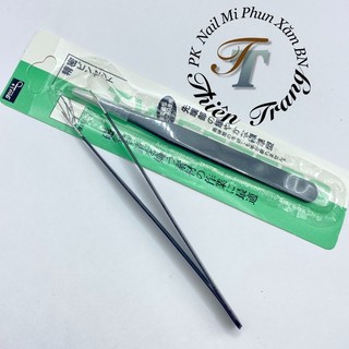 Nhíp đen rẻ gắp đá stick đính móng