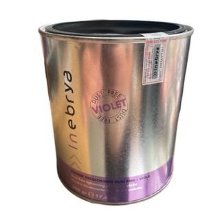 Bột tẩy màu tím nâng nền tóc INEBRYA Violet  Dust-Free 500GR | New 2024