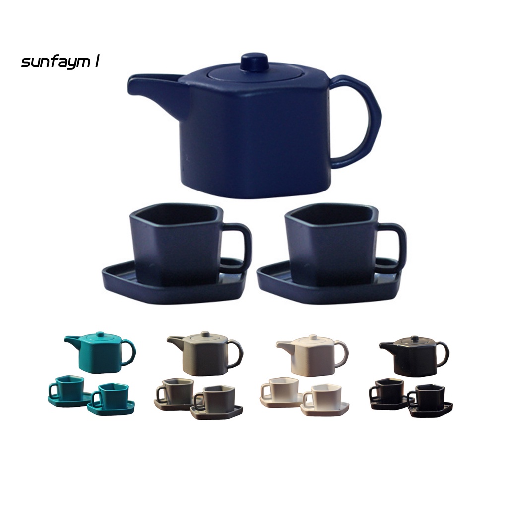 1 Bộ Ấm Tách Trà Đồ Chơi Búp Bê Nhỏ Gọn