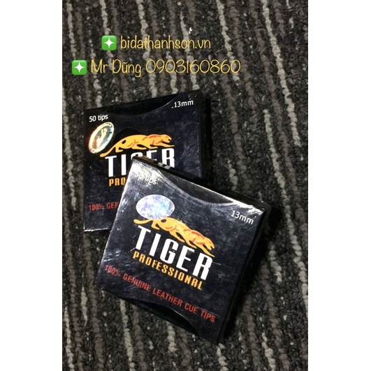 ĐẦU CƠ BIDA CLB - TIGER 11.5MM - 12MM - 13MM - HỘP 50 VIÊN