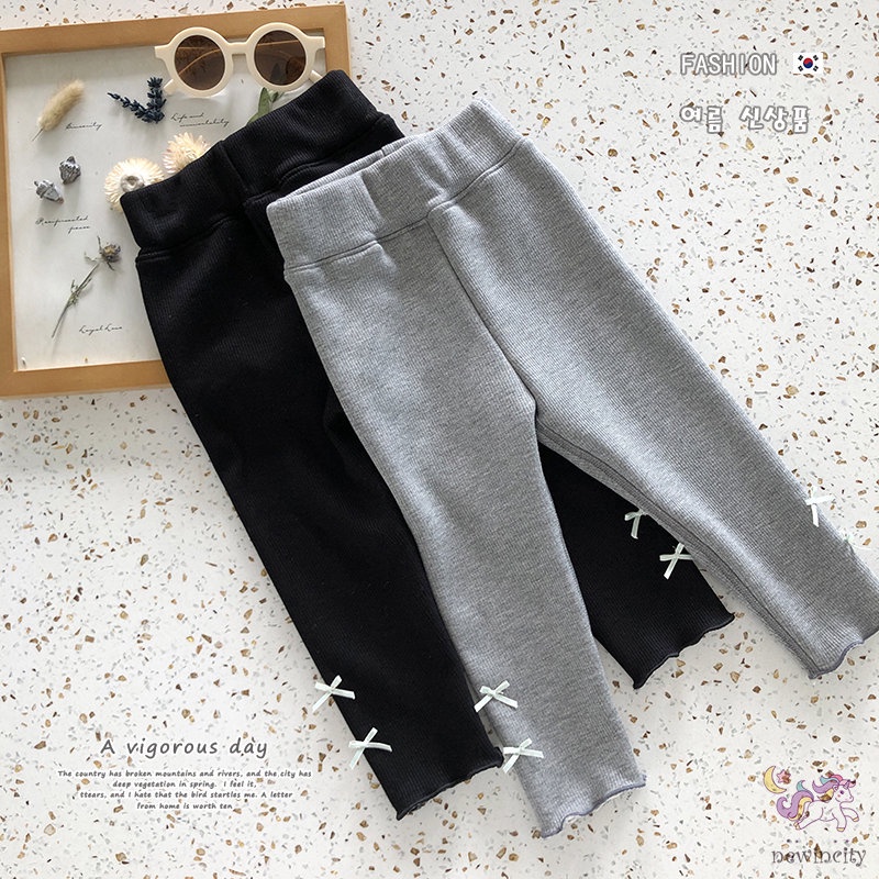 Quần Legging Lông Nhung, ThắT Nơ Dễ Thương Cho Bé GáI