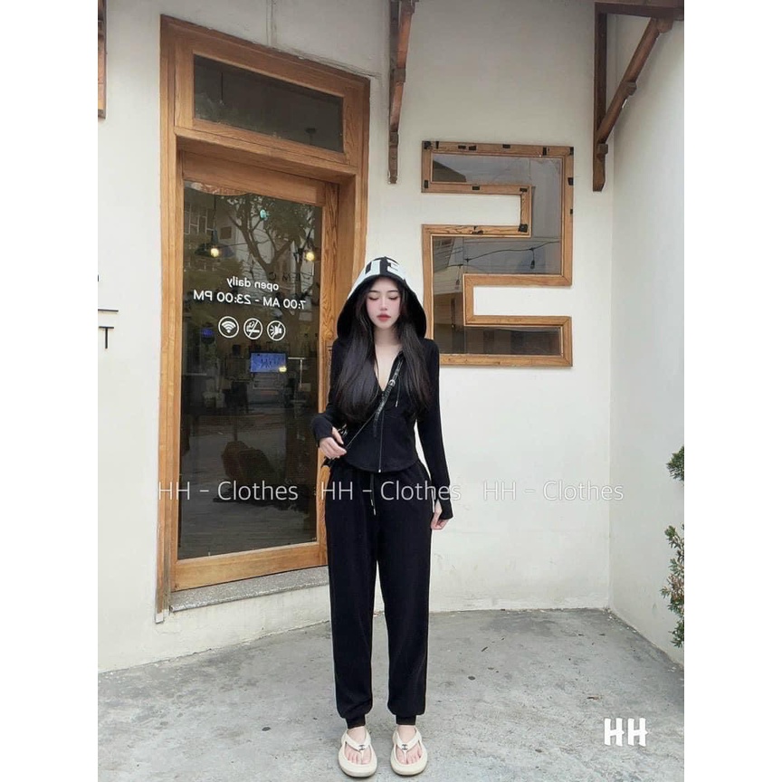 SET ÁO TAY DÀI GELIN KÈM QUẦN BO GẤU ĐEN BIGSIZE