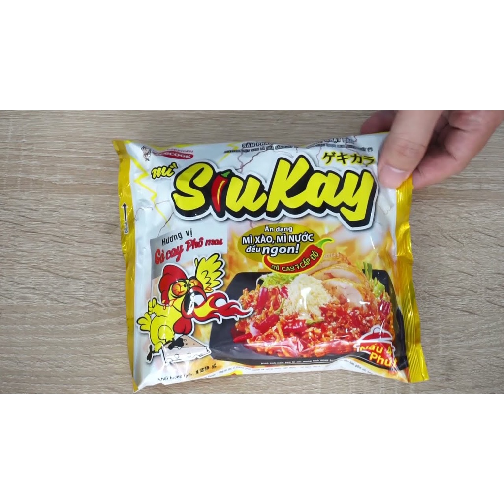 Mì Siukay Bò Gà Hải Sản 128G