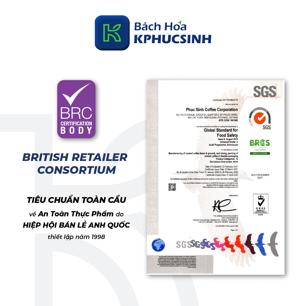 Cà Phê Rang Xay Nguyên Chất 100% Arabica Blue Sơn La K Coffee hậu ngọt vị chua nhẹ túi 454g