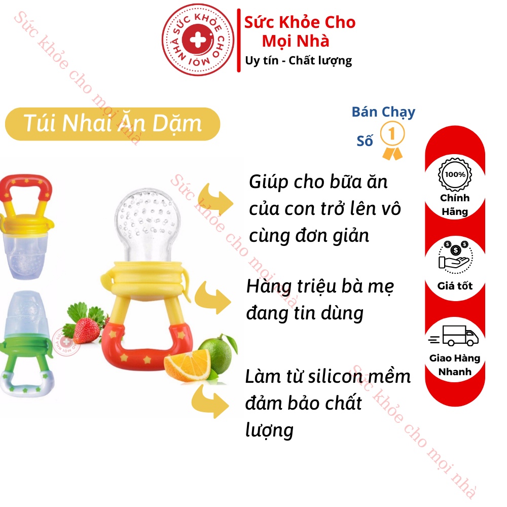 Túi Nhai Ăn Dặm Thông Minh ,Chống Hóc Cho Bé Gb Baby Hàn Quốc