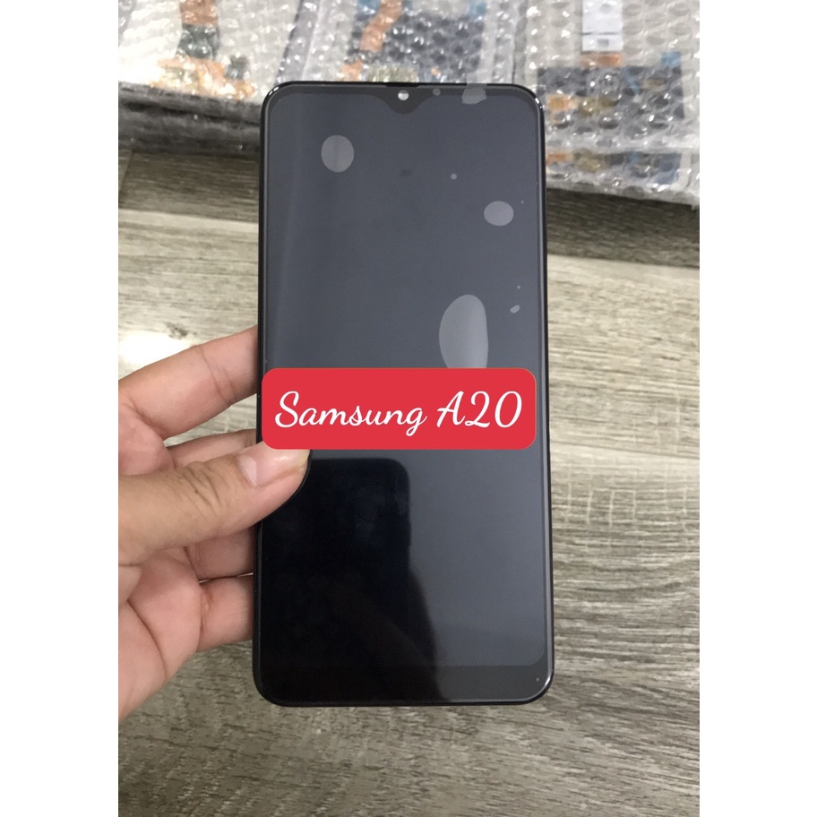 Màn liền khung samsung A20 (màn công nghệ mới)