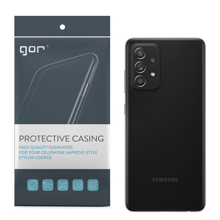 Ốp Lưng Silicon TPU trong suốt GOR Samsung Galaxy A53 5G, A73 5G