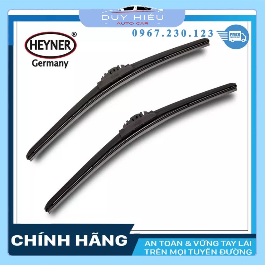 Gạt Mưa Ô TÔ Heyner Hybrid Nano Mềm Cao Cấp Chính Hãng Đức