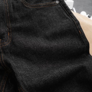 quần jean INDIGO ĐEN BASIC form slim fit phong cách thời trang nam