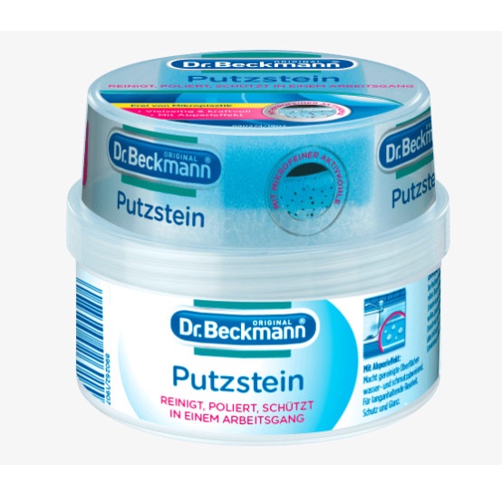 Tẩy Rửa Đa Năng Dr.Beckmann Putzstein, 400g- TẨY SÁNG INOX, GẠCH, ĐÁ, KÍNH, RỈ, CỌ NỒI XOONG SIÊU SÁNG BÓNG. Nội địa Đức