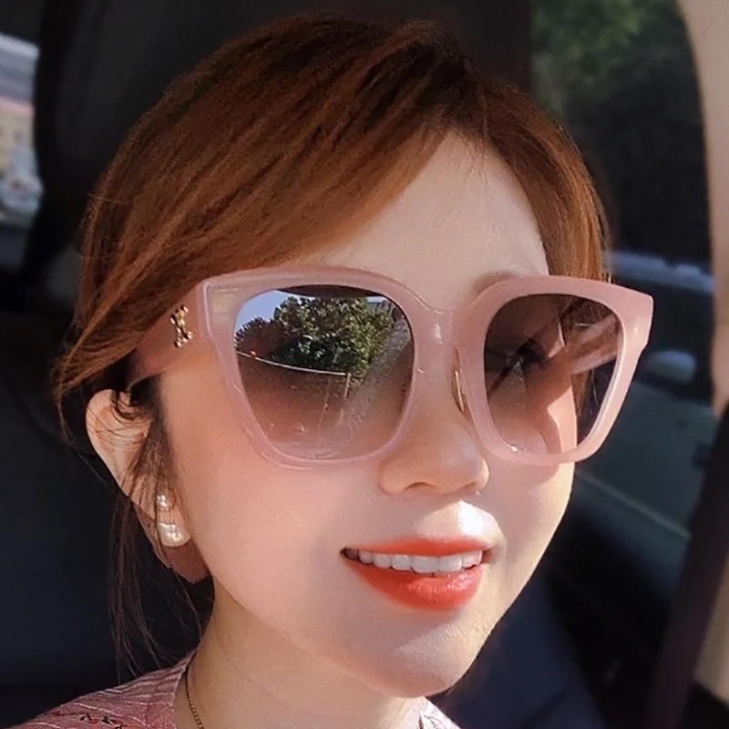 (JIUERBA) Kính Râm Thời Trang Hàn Quốc Nhiều Màu Sắc Sáng Bóng Phong Cách INS Dành Cho Bạn Nữ