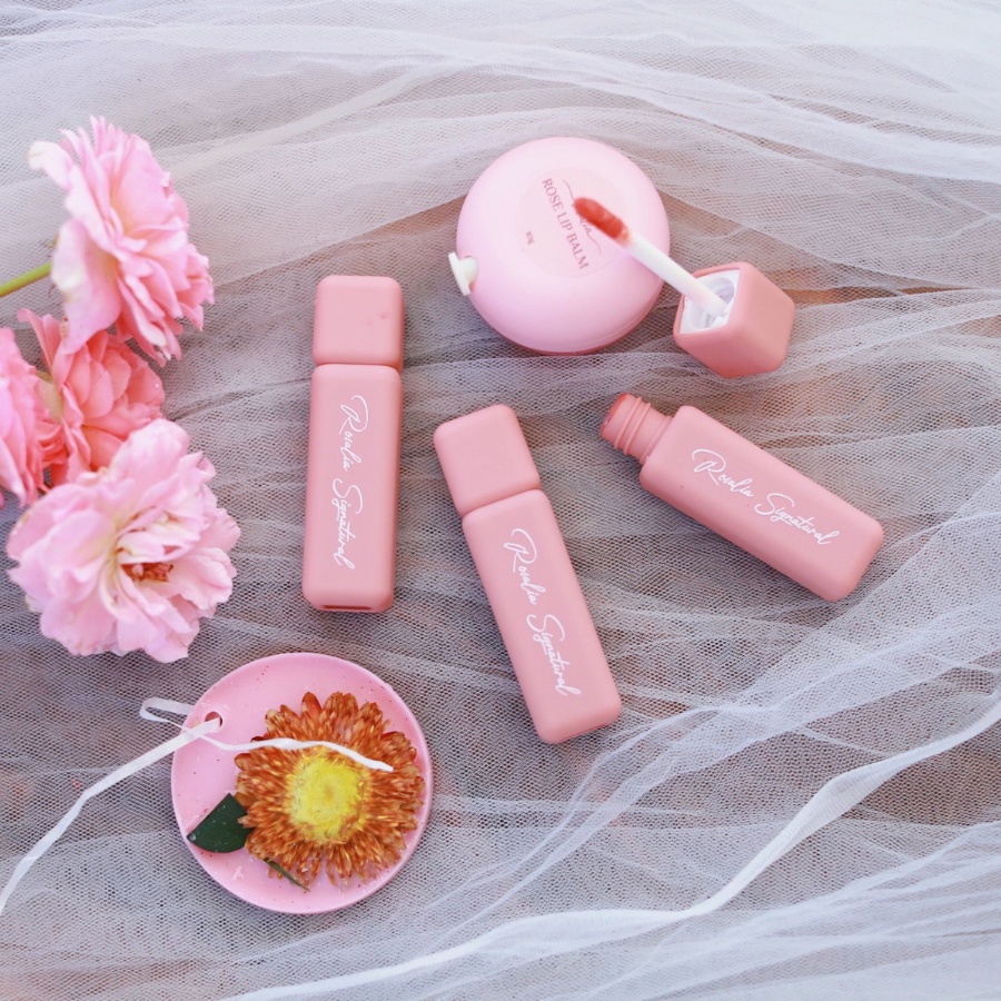 Son Lì Màu Đẹp Không Chì Chất Son Siêu Mềm Mịn Ăn Uống Không Trôi Từ Hoa Hồng Sạch  An Toàn Từ Thiên Nhiên Rosalia