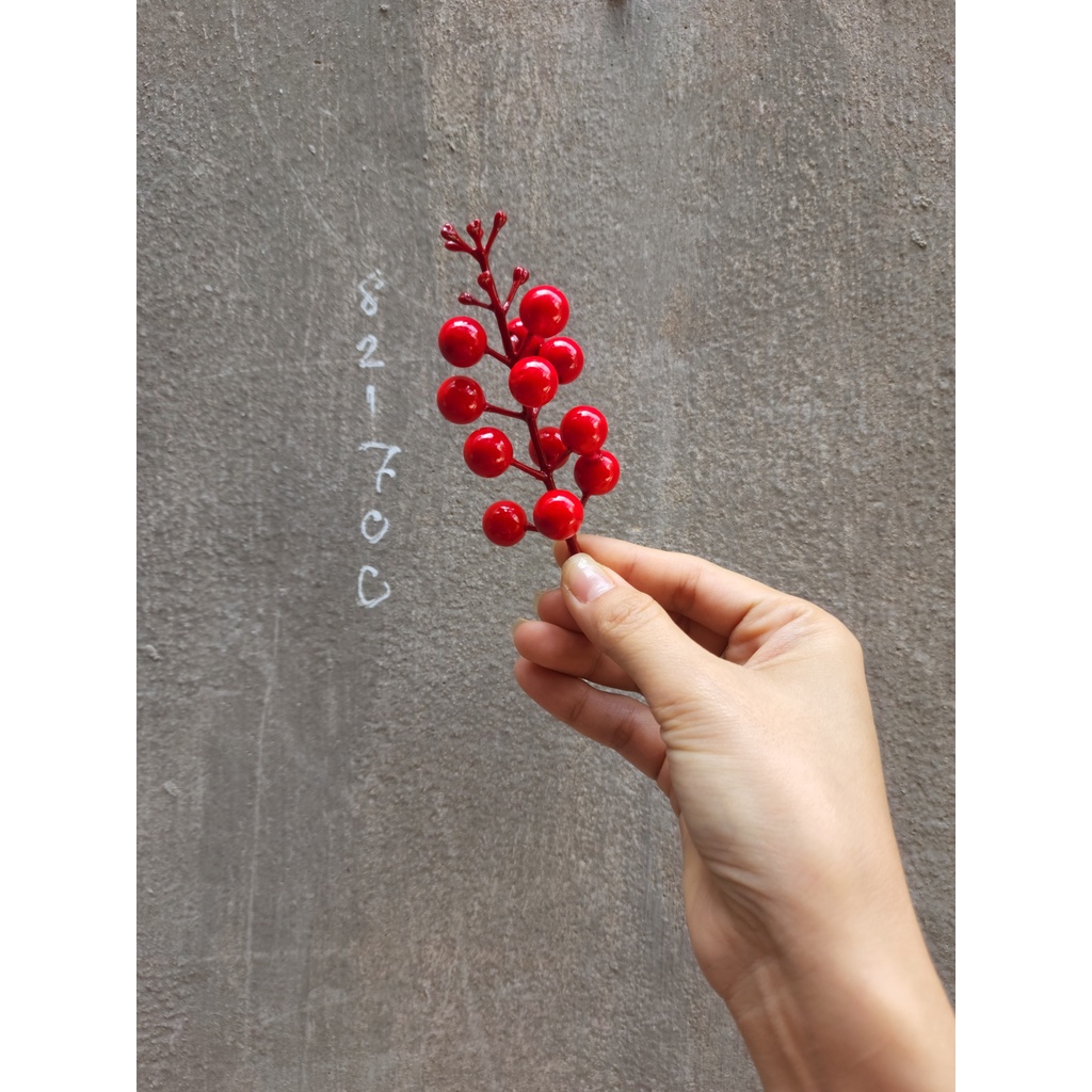 1 ĐẦU ĐÀO ĐÔNG  CỤM CHERRY TRANG TRÍ TẾT