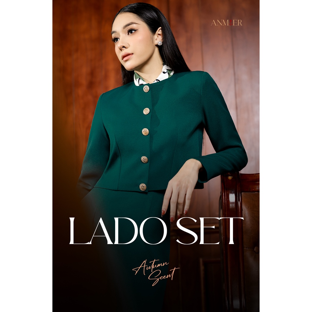 Lado Vest - Áo vest lửng cổ tròn cao thiết kế công sở - Anmier Thời trang công sở cao cấp