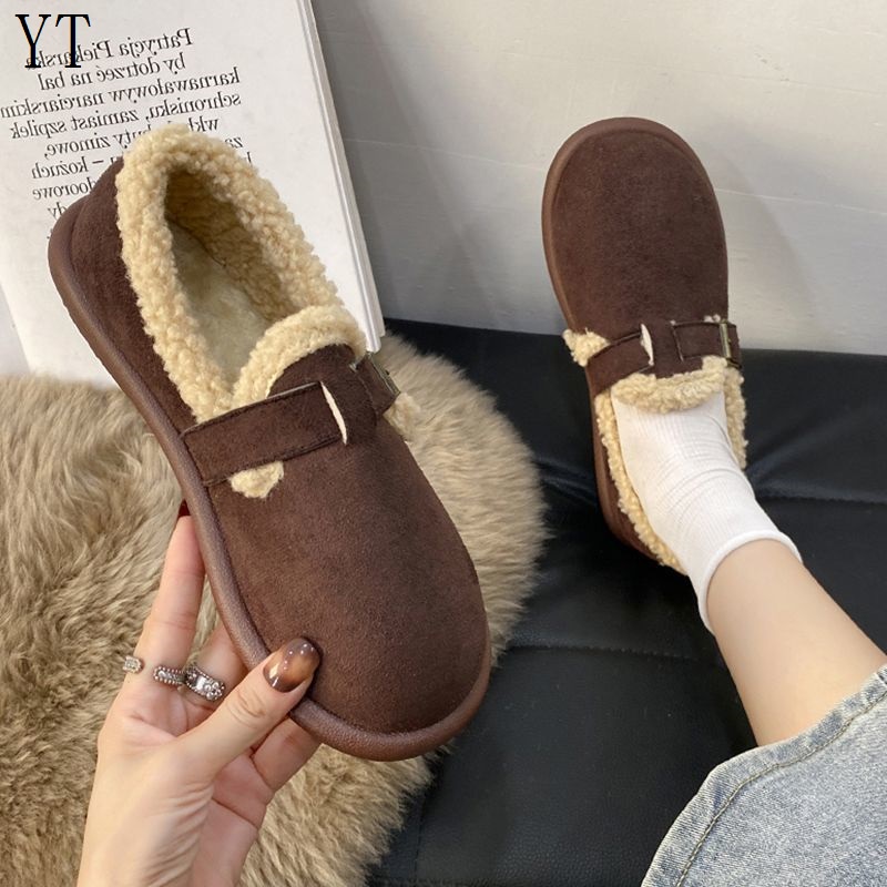 Giày Birkenstock Lót Lông Giữ Ấm Thời Trang Thu Đông 2022 Cho Nữ