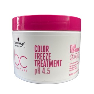 Hấp dầu giữ màu nhuộm Schwarzkopf BC Color Freeze Treatment 500ml ( pH 4.5 )
