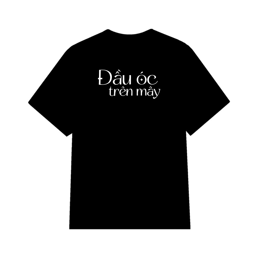 Áo thun unisex nam nữ ĐẦU ÓC TRÊN MÂY oversize form rộng 100% cotton cao cấp -  GAHO STORE