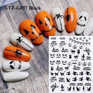 Stick Halloween,sticker ma mị dán móng